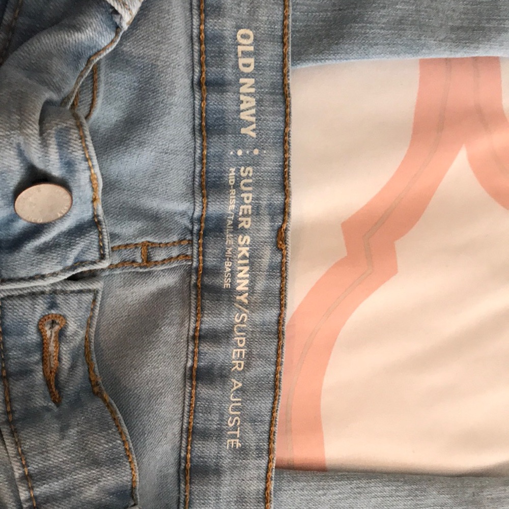 Old navy light washes jeans